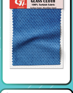 دستمال سطوح و شیشه آبی