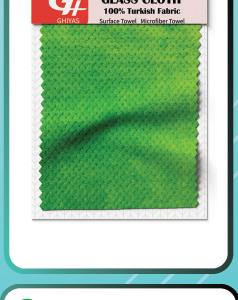 دستمال سطوح و شیشه سبز